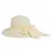 Pop Fashionwear 's Straw Wide Brim Fancy Ribbon Floppy Hat  eb-20493965